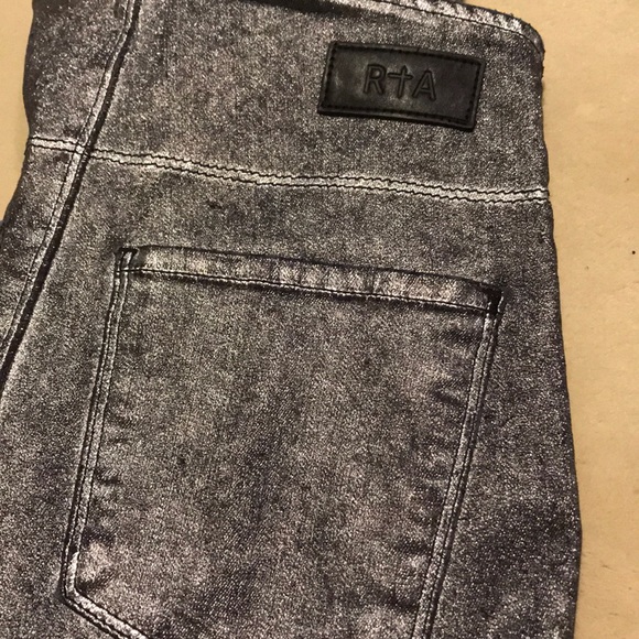 NWT RTA madison Coated Jeans - Picture 5 of 8